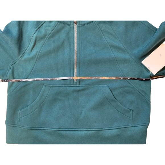 Lululemon Scuba Oversized Half Zip Hoodie Storm Teal XS/S NWT - Picture 7 of 7